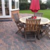 After shot of patio area Crowle. Arlanda style paving